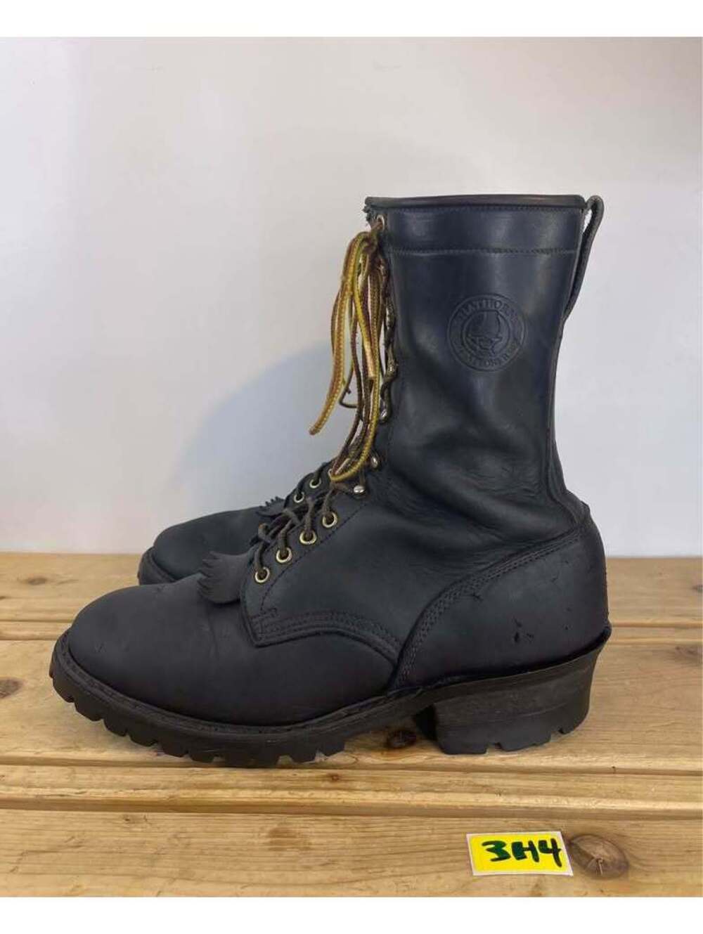 White’s Hathorn Explorer 12 EE Black Leather Logger Work Boots Vibram USA